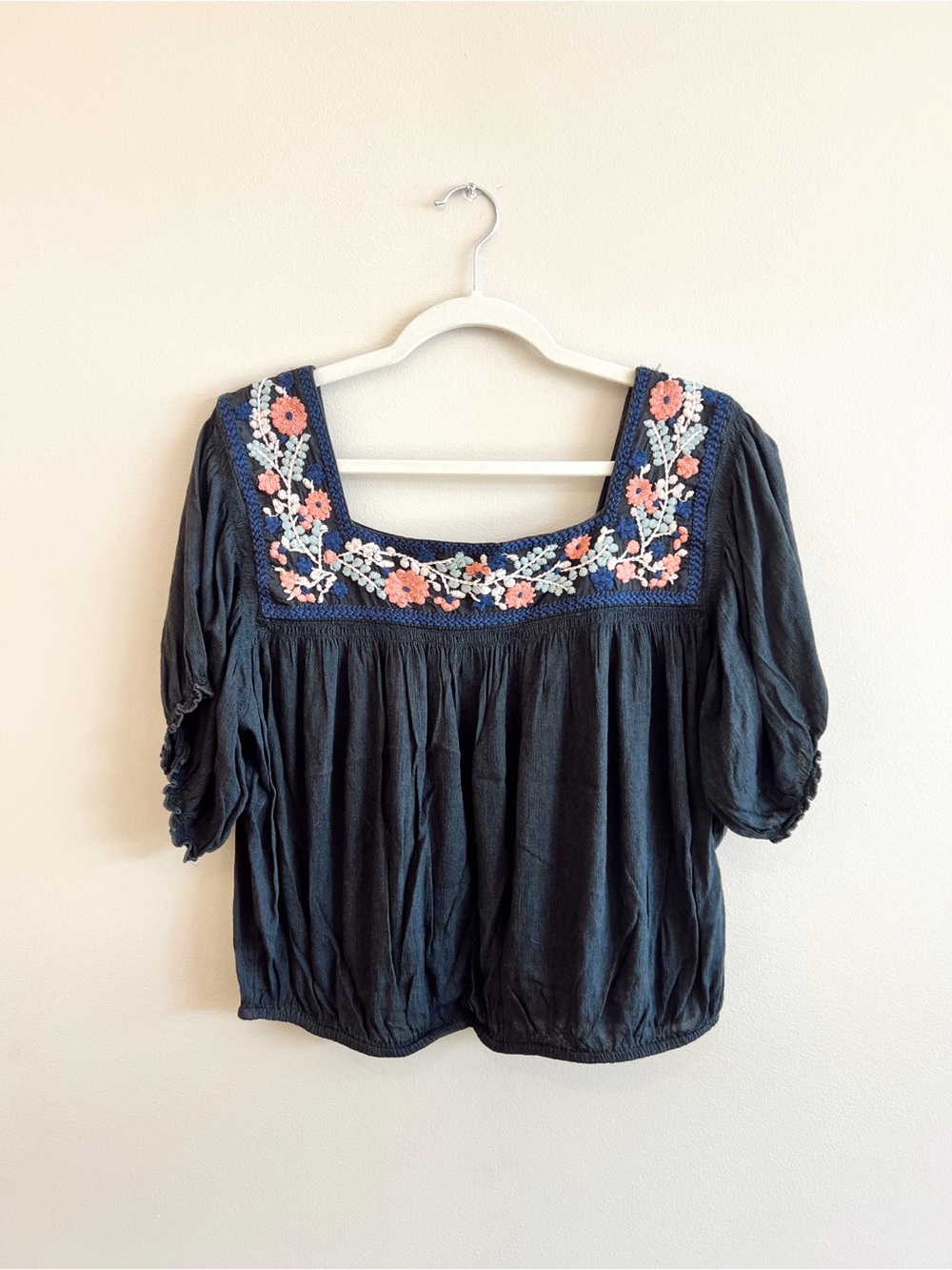 American Eagle Outfitters Embroidered Top